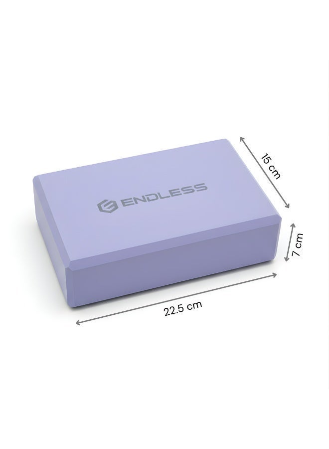 Endless High Density Premium EVA Foam Yoga Blocks Pack of 2 |For Strength, Balance, and Flexibility|Odour Resistant | Size: 22.5 x 15 x 7 cm | Set of 2 - Image 2